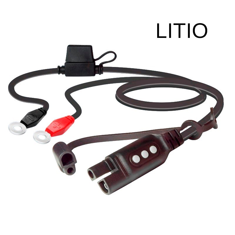 → Conjunto batería de litio JMT HJB9-FPy Cargador/Mantenedor de litio JMP  SKAN 4.0 para moto